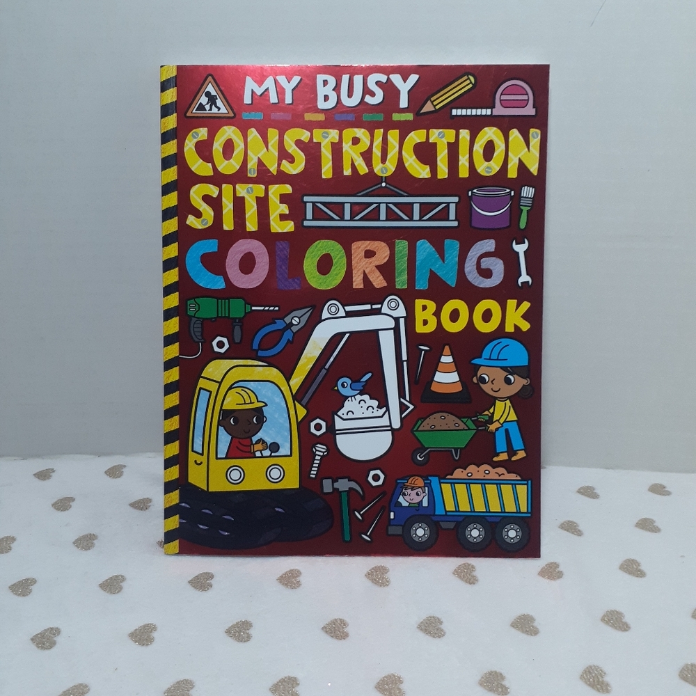 📚🎨 3/$15 *NEW* Construction Site Coloring Book